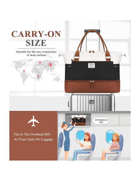 Bolsa de Viaje ETRONIK Grande Unisex con Compartimento Húmedo