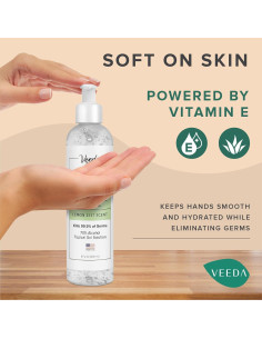 Desinfectante de Manos Veeda 2 x 236.6 ml - 70% Alcohol 2