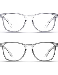 Gafas de Seguridad Antivaho 2 Paquete - Claras y Grises 2