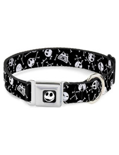 Collar de Perro Buckle-Down Huesos Esparcidos 11-17 cm