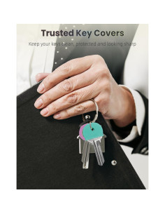 Uniclife 52 Tapas de Llave Coloridas 1" y 0.9" de Plástico 2