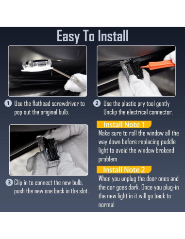 Kit de Iluminación LED Prutomr para Tesla Model 3/X/S/Y Azul