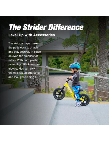 Protectores de Codos y Rodillas Strider para Niños 2-5 Años