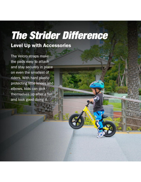 Protectores de Codos y Rodillas Strider para Niños 2-5 Años