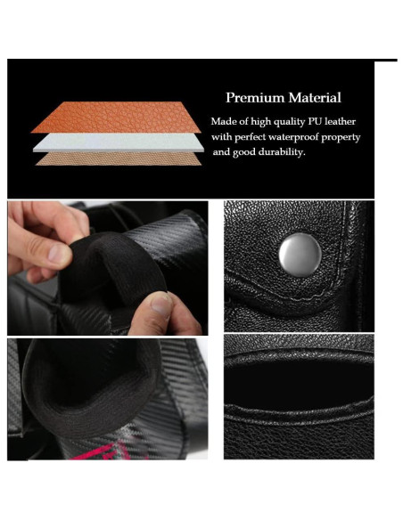 Organizador de Asiento Trasero de Coche DURASIKO con Bandeja Plegable