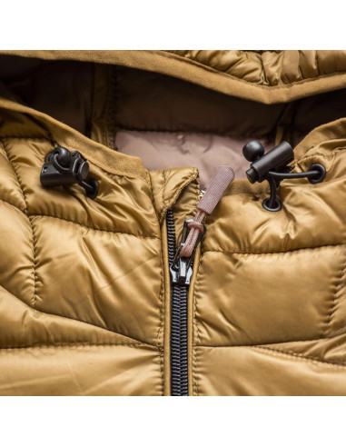 10 Tiradores de Cremallera Beige Badong - Cuerda de Nylon 65mm