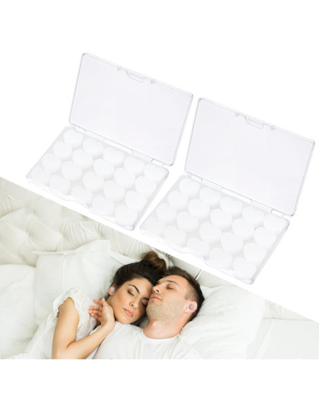 40 Tapones de Silicona Reutilizables EupHHonycs para Oídos