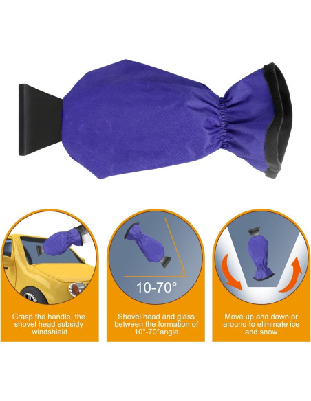 Guante Raspador de Hielo iMountek Forrado Polar 36 cm