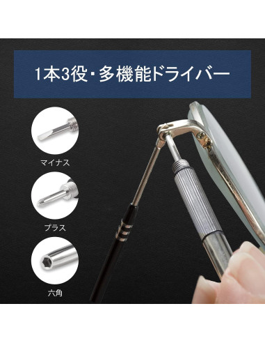 Alicates Ajuste Gafas LEONTOOL 15 cm + Destornillador Mini