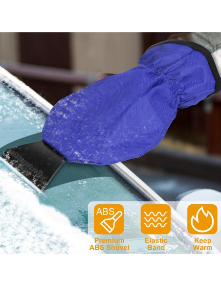 Guante Raspador de Hielo iMountek Forrado Polar 36 cm