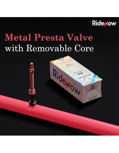 Cámaras de Aire TPU RideNow 700C 2-Pack con Válvula Presta 85mm