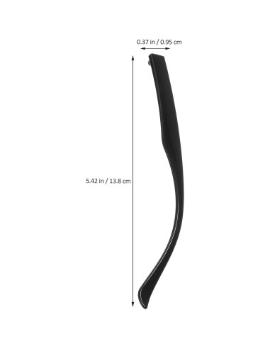 Patas de Gafas Ipetboom Reemplazo Negro Kit Completo