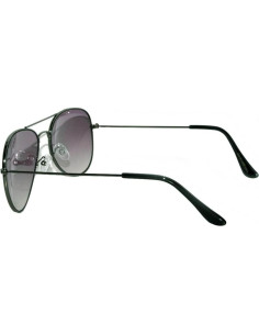 Gafas de Sol Aviador Metal UV 55mm Negro/Humo 2