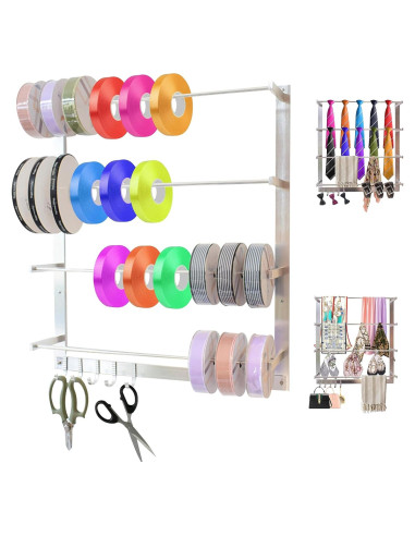 Soporte de exhibición de pared Kunghei para bufandas y cinturones