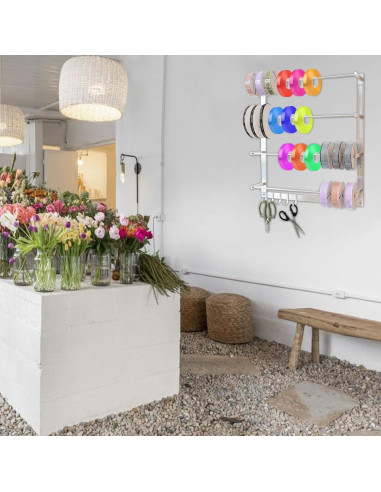 Soporte de exhibición de pared Kunghei para bufandas y cinturones