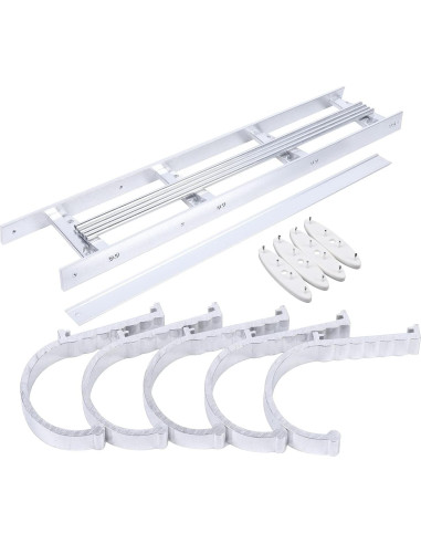 Soporte de exhibición de pared Kunghei para bufandas y cinturones