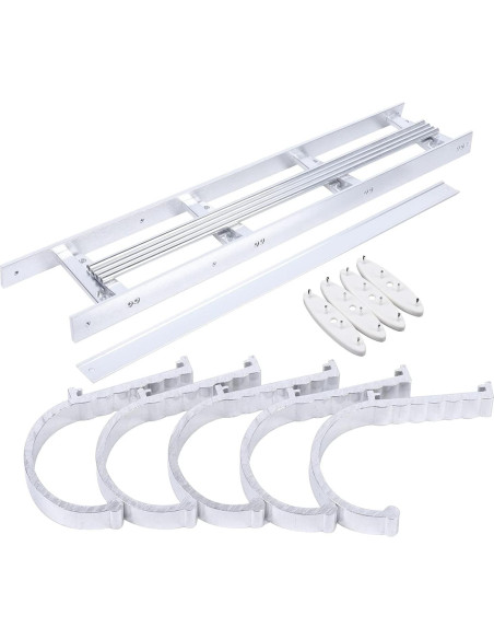 Soporte de exhibición de pared Kunghei para bufandas y cinturones