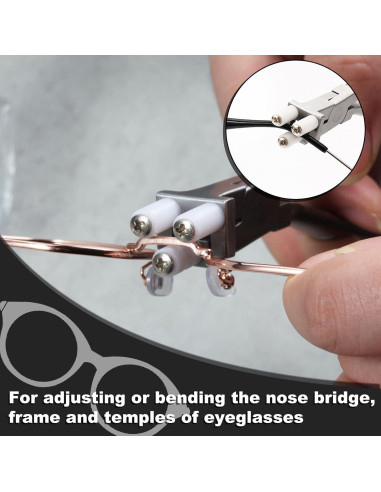 Pinzas de Templo Flexible 15 cm Trident con Destornillador