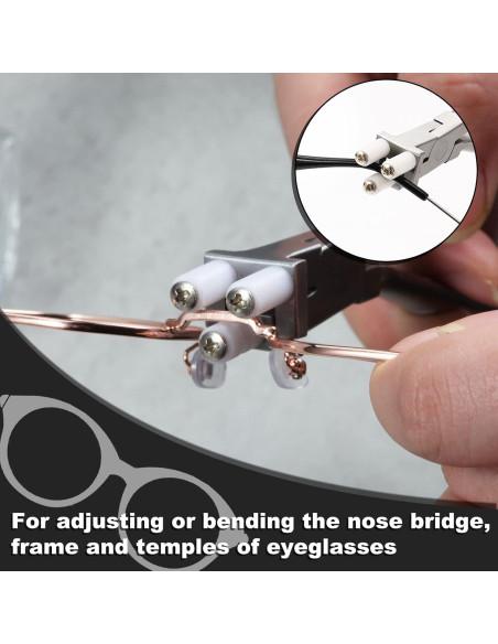 Pinzas de Templo Flexible 15 cm Trident con Destornillador