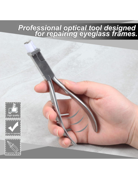 Pinzas de Templo Flexible 15 cm Trident con Destornillador