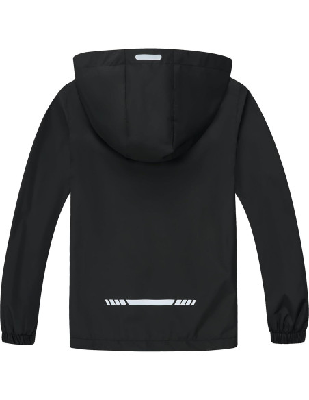 Chaqueta de lluvia impermeable ET01 para niños 6-7 años