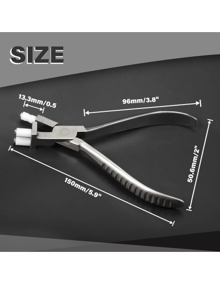 Pinzas de Templo Flexible 15 cm Trident con Destornillador