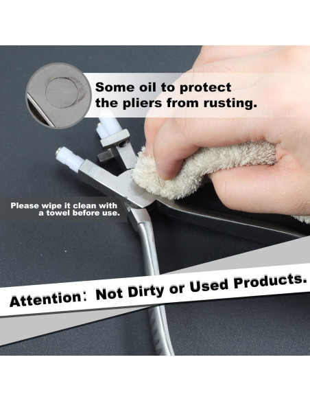 Pinzas de Templo Flexible 15 cm Trident con Destornillador