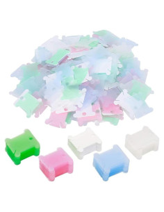 Bobinas de Hilo de Bordado 50 Pcs Plástico Organizador Duradero