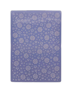 Carpeta de Relieve Plástico A6 Copos de Nieve Guanyu 2