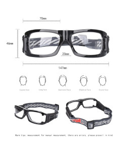 Gafas Deportivas SooGree con Lentes Reemplazables - Protección para Deportes 2