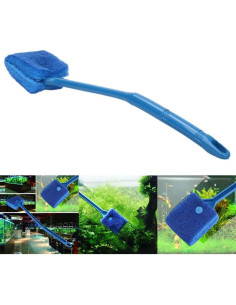 Cepillo Limpiador de Acuario XMHF de Esponja Doble Lado 2