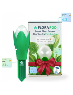 Monitor de Plantas Inteligente Flora Pod - Alertas de Salud