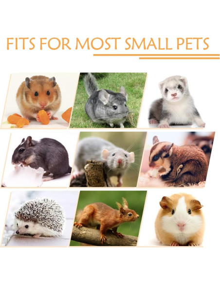 Cama y túnel colgante LEFTSTARER para hurones y cobayas