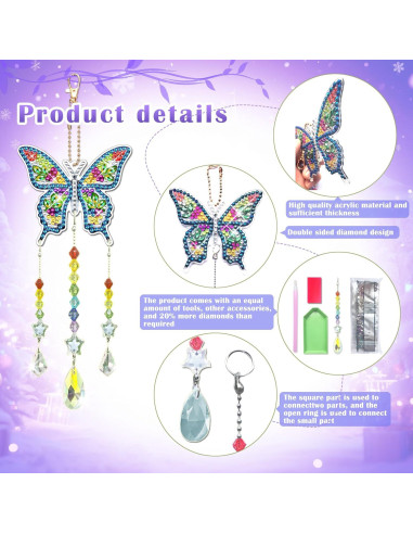 Kit de Pintura de Diamantes 5D HYXBXSS para Niños 6-12 Años