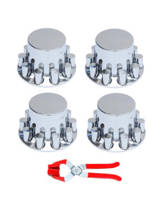 Cubiertas de Rueda de Eje Trasero JESONN 20" ABS Cromado