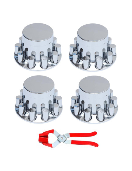 Cubiertas de Rueda de Eje Trasero JESONN 20" ABS Cromado