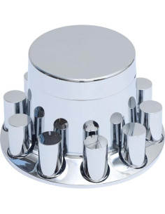 Cubiertas de Rueda de Eje Trasero JESONN 20" ABS Cromado 2