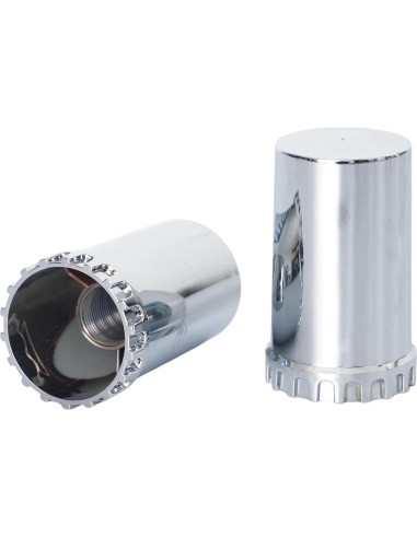 Cubiertas de Rueda de Eje Trasero JESONN 20" ABS Cromado