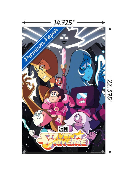 Póster de pared Trends International Steven Universe 37x57 cm