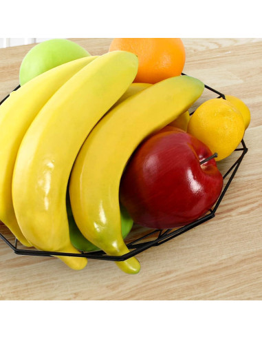 12 Plátanos Artificiales Realistas Princess Bling 18.5 cm