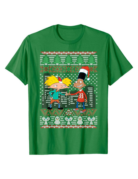 Suéter de Navidad Nickelodeon Arnold y Gerald Unisex