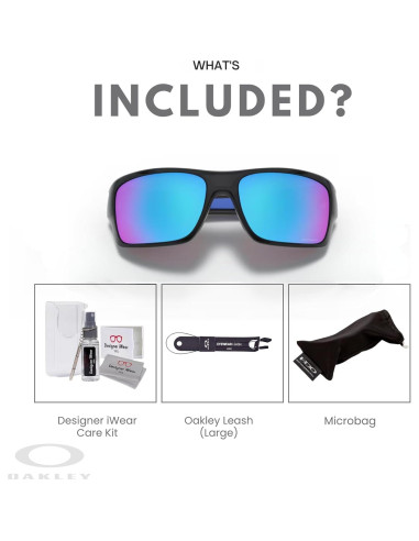 Gafas de sol Oakley Turbine para hombres + correa + kit