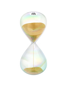 Reloj de Arena 10 Minutos YLTIMER Dorado Vidrio Colorido