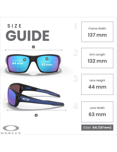 Gafas de sol Oakley Turbine para hombres + correa + kit