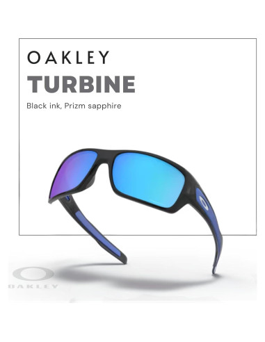 Gafas de sol Oakley Turbine para hombres + correa + kit