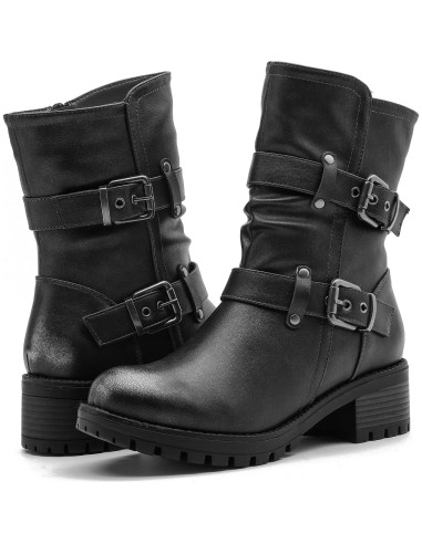Botas de Motocicleta para Mujer Globalwin GW-W21YY13 Negros