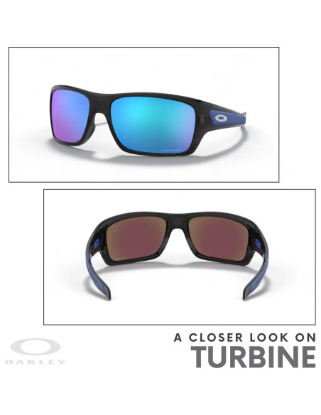 Gafas de sol Oakley Turbine para hombres + correa + kit