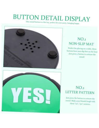 14 Piezas Botones de Sonido Divertidos Abaodam para Fiestas