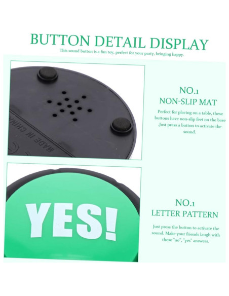 14 Piezas Botones de Sonido Divertidos Abaodam para Fiestas