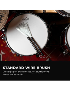 Cepillos de Alambre Meinl SB300 para Batería - 34.5 cm 2